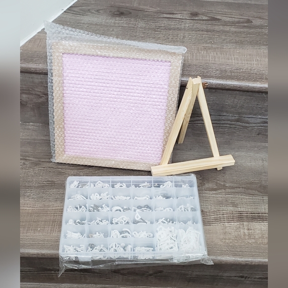 framed interchangeable message / letter board. frame, stand and letters new - Picture 5 of 7